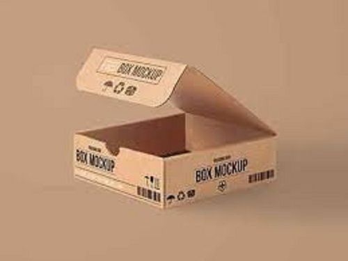 Brown Colour And Rectangular Paper Box For Packaging