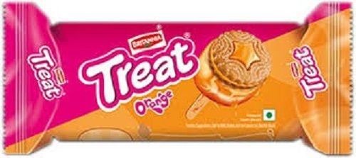 Delicious And Crispy Mouth Watering Taste Orange Cream Sweet Biscuits