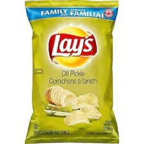 Dill Pickle And Ketchup Potato Chips With High Nutritious Value And Rich Taste
