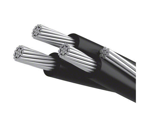 Essential Part of Electronic Device, Sturdy and Long Lasting Black 4core 1100v Xlpe Length 500m Abc Cables