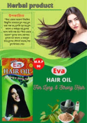 Green Eva Herbal Hair Oil, For Long And Strong Hair, Perfect For All Age Group