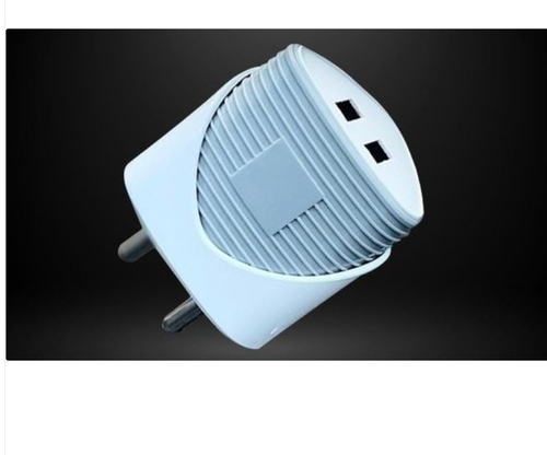 High Performance 4 Amp Mobile Charger Adaptor With Design In Blue Color - Plastic