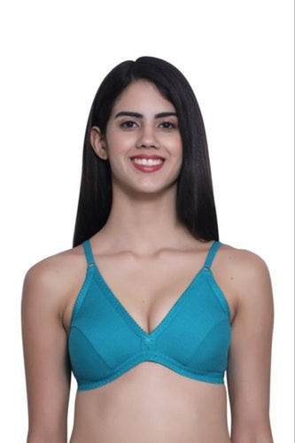 Soft Ladies Black Plain Padded Cotton Comfortable Bra For Daily Wear Size:  36 at Best Price in Khandwa