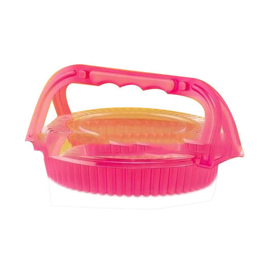 Pink Food-Grade PP Round Cake Container - 8mm Thick Reusable & Dishwasher Safe | Includes Wooden Base Air & Water Proof Dual Clips Rustic Elegance for Cakes Cupcakes & Treats