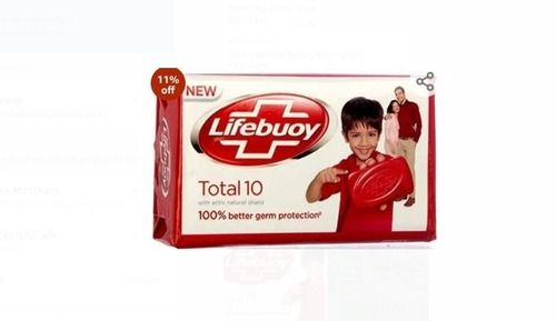 Red Color Lifebuoy Soap Bar With 125 Gram For All Types Of Skin