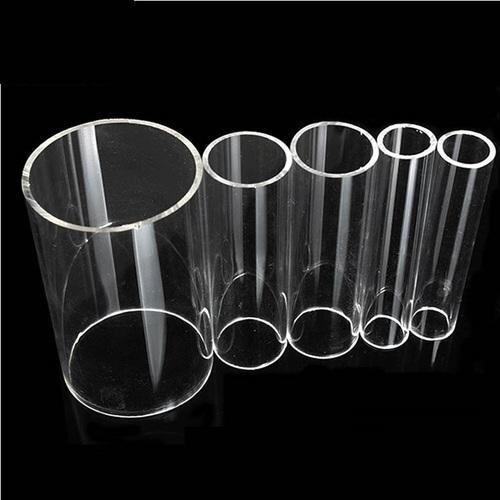 White Transparent Color Acrylic Clear Pipe With Round Shape And Highly Durable