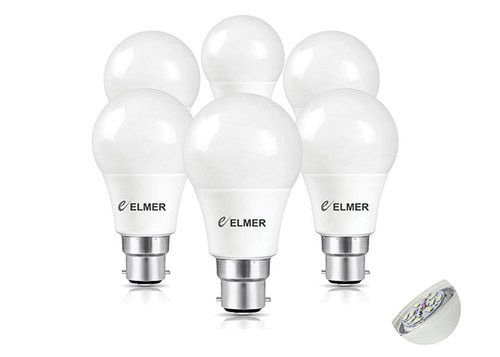 Ultra Efficient Polycarbonate Elmer Aluminum White Color Led Light Bulb