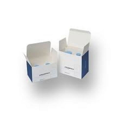 White And Blue Color Paper Box For Medicine Packaging Uses Warranty: 6 Months