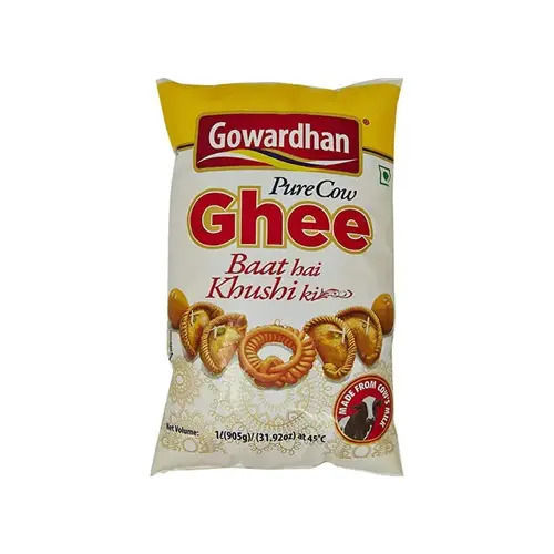 1 Liter Yellow Pouch Gowardhan Premium Cow Ghee Age Group: Adults