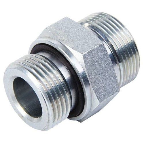 Stainless Steel 20Mm Silver Carbon Steal Brass Hex Nipple Adaptor For Plumbing Pipe