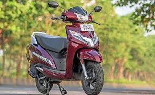 All-Metal Red And Black Honda Activa 125 Two Wheeler Scooter With Advance Technology