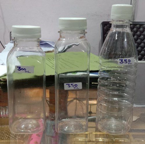 Empty Pet Plastic Bottles With Capacity 10-100 gms