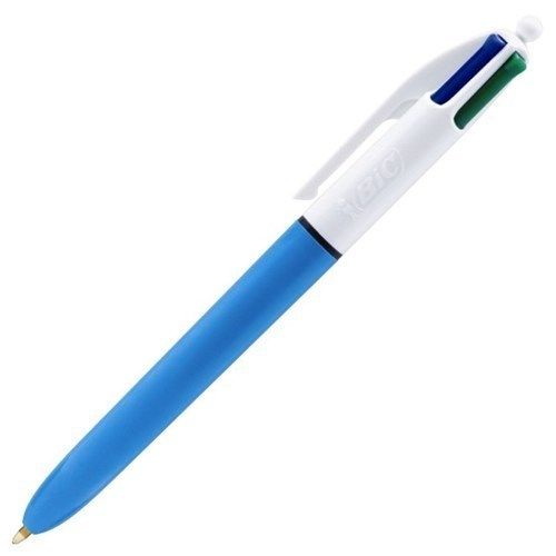 Extra Smooth Hand Writing Easy Grip Strong Plastic Blue Ball Pen Size: 5.6Inch