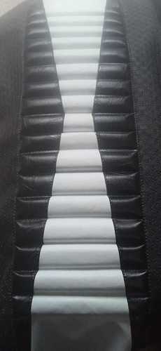 Good Quality Black And White Plain Bike Seat Cover, Material Rexine Thickness 3Mm  Vehicle Type: 2 Wheeler