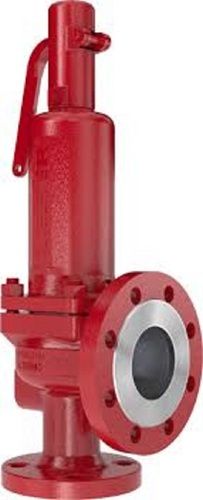 Red Heavy-Duty Stainless Steel High-Pressure Pfa Lined Safety Valves For Industrial