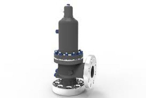 Gray Heavy-Duty Stainless Steel High-Pressure Relief Valve For Industrial Use