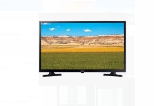 Black Led Tv With 32 Inch Screen Size And Voice Assistance Support Features