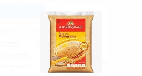 Multigrain Aashirvaad Atta 5 Kg Pack With High Nutritious Value And Taste