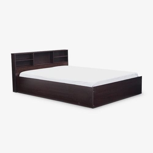 Handmade Termite Proof Rectangle Brown Engineering Wooden Beds With 150 Kg Weight