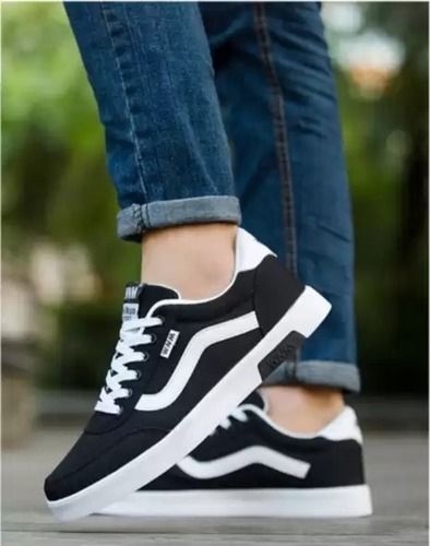 Black and white casual sneakers online