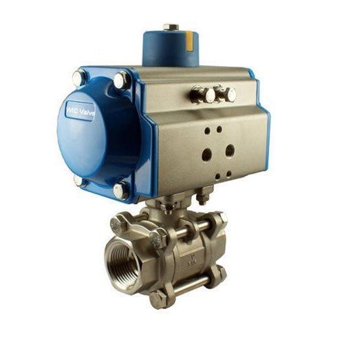 1/2 Inch Size Industrial Pneumatic Operated Stainless Steel Ball Valve Pressure: High Pressure