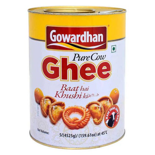 100% Natural 5 Liter Yellow Gowardhan Cow Ghee  Age Group: Adults