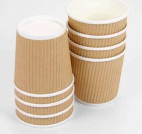 Biodegradable Disposable And Environment Friendly Plain Brown Paper Cups 