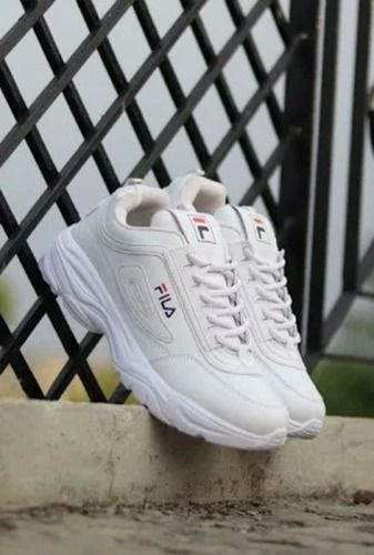Buy FILA White Sterling Plus Polyurethane Lace Up Mens Sports Shoes |  Shoppers Stop