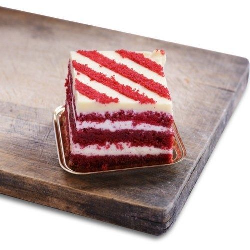 Cake Fresh Red Velvet Pastry In Brown Shade Yummy And Creamy 