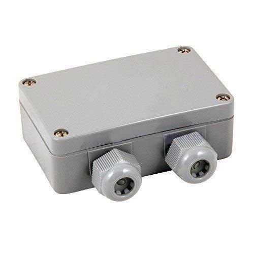 Frp Waterproof Junction Box With Rectangle Shaped And 220v Input Voltage - High-Quality FRP Material, Gray Color, Easy Wire Connection, Sleek Design