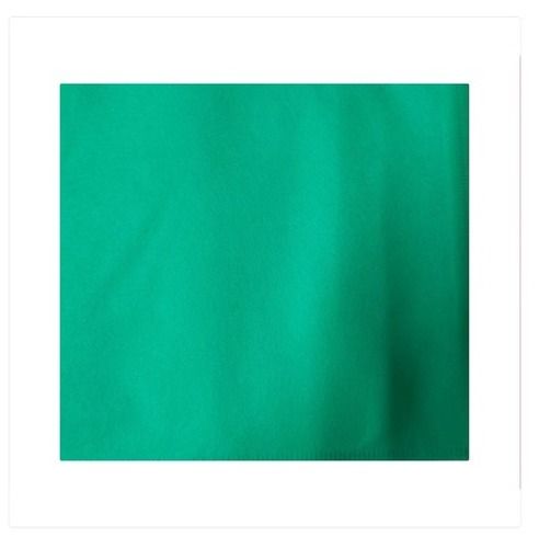 Sea Green Plain Unstitched Fabric, Non Woven Material And Recyclable For Garments Use Length: 70  Centimeter (Cm)