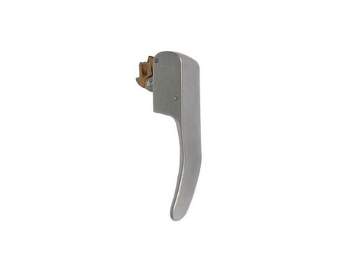 Plain Silver Brass Door Handles With Anti Corrosion Properties