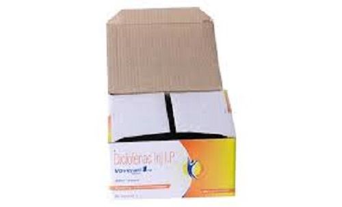 Rectangular Shape Die Cut Corrugated Printed Carton Box For Beverage Packing