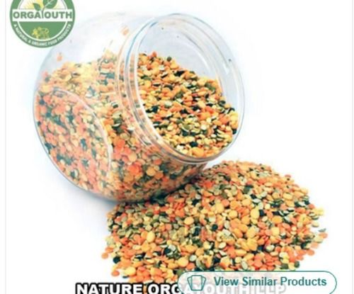 100 Percent Natural And Pure Multicolor Organic Panchratna Mix Dal, 1 Kg Pack Admixture (%): 2%