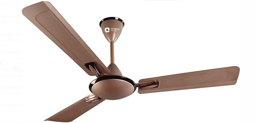 Brown Color Electric Gratia Shine 1200Mm Ceiling Fan For Home, Office And Hotel Energy Efficiency Rating: 3 Star