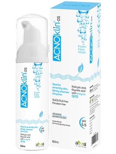 acknoklin ds foam face wash for good skin care with bright skin 727