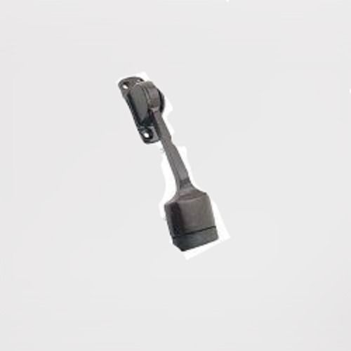 Iron Black Door Stops For Home And Office Uses With Anti Rust Properties