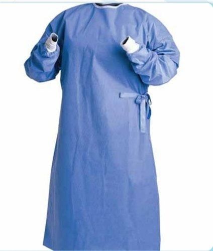 Blue And Disposable Surgical Gown Soft, Comfortable And Breathable Fabric  Waterproof: No