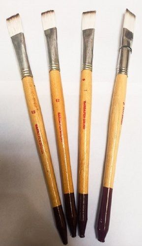 High Grade Bulk Paint Brushes 1 2 Inch Wooden Handle 4inch Painting 6 Inches  Flat Acrylic Paint Brush - China Brush, Hair Brush