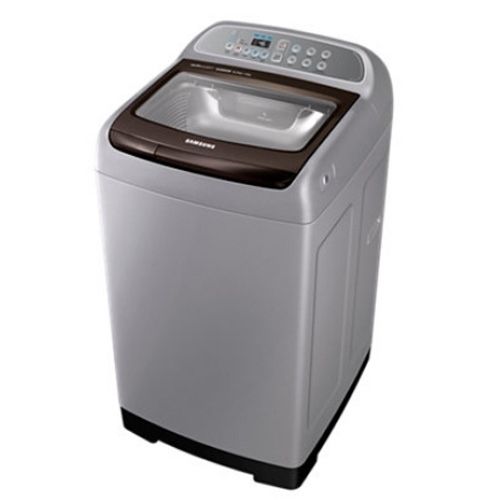 Automatic Grey Color Samsung Washing Machine With 1 Year Warranty And 7 Kg Loading Capacity