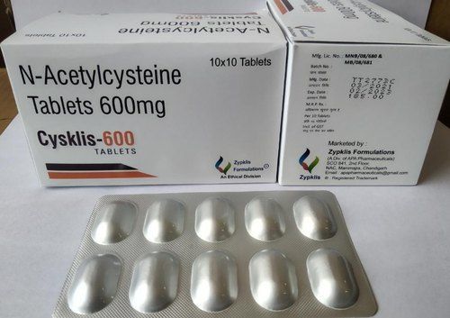 N-Acetylcysteine Tablets 600 Mg
