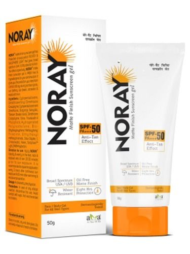 Noray Matte Finish Sunscream For Good Skin Care And Bright Skin, Dust Removing
