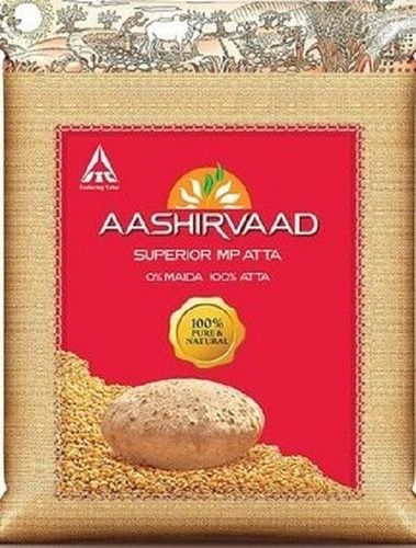 Pure Natural Hygienically Processed Gluten Free White Aashirvaad Wheat Flour 