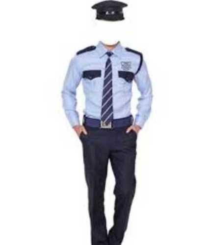 Security Guard Uniform In Poly Cotton Fabric For Men, Machine Wash Age Group: Adults