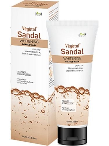 Vegetal Sandal Face Wash For Perfect And Bright Skin Care