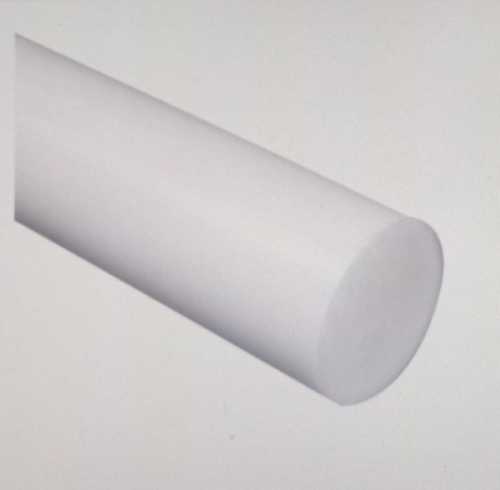 White Delrin Rod, Round Shape, 5 Mm To 200 Mm Size, Cylindrical Shape