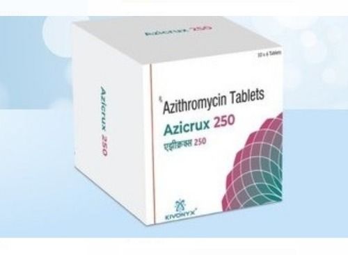 Azicrux 250, Azithromycin Tablets, To Treat Bacterial Infections Tablets