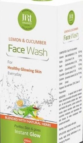 Bright Skin Smooth Soft Natural Oil Free Lemon And Cucumber Face Wash 