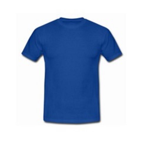 Comfortable And Best Quality Bule Colour Half Sleeves Men T-Shirt 