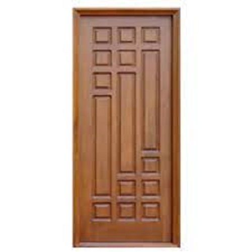 Brown Color Polished Designer Wooden Door High Build Quality Good Finish Application: Residential